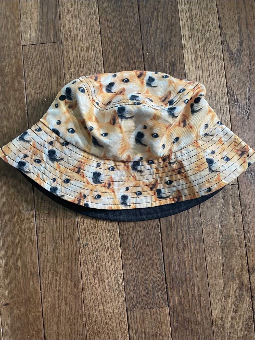 Kids Dog Print Bucket Hat